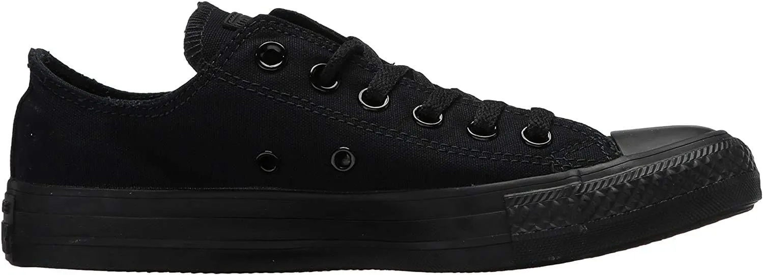 Converse Unisex Chuck Taylor All Star Low Top Black/Black Sneakers - 11 D(M) US