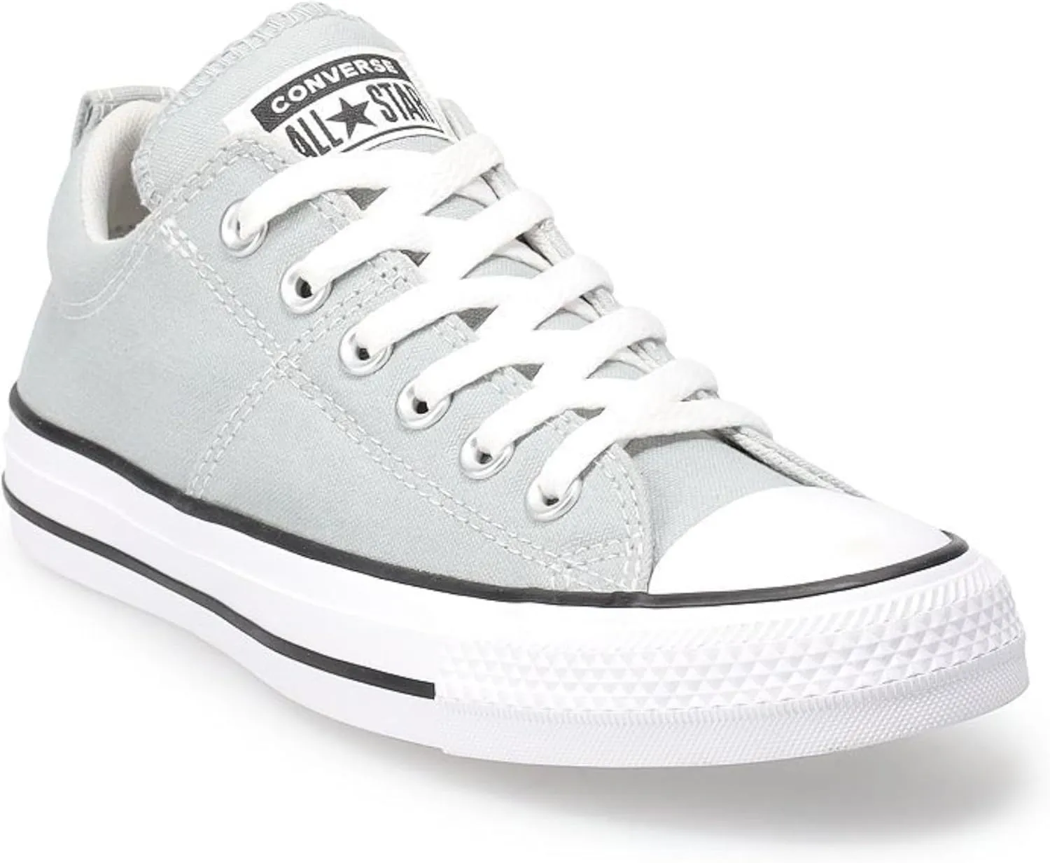 Converse Unisex Chuck Taylor All Star MidHigh Lace Up Style Sneaker - Madison Ox - Ash Stone/White/Black 5.5 Women/3.5 Men