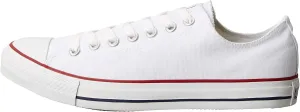 Converse Unisex Chuck Taylor All Star Ox Low Top Classic Optical White Sneakers - 8 Men 10 Women