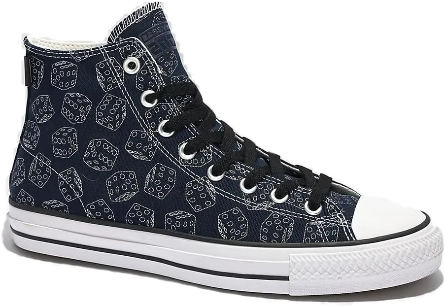 Converse Unisex Chuck Taylor All Star Pro Hi Obsidian/Black/White 8.5 Men/Women 10.5