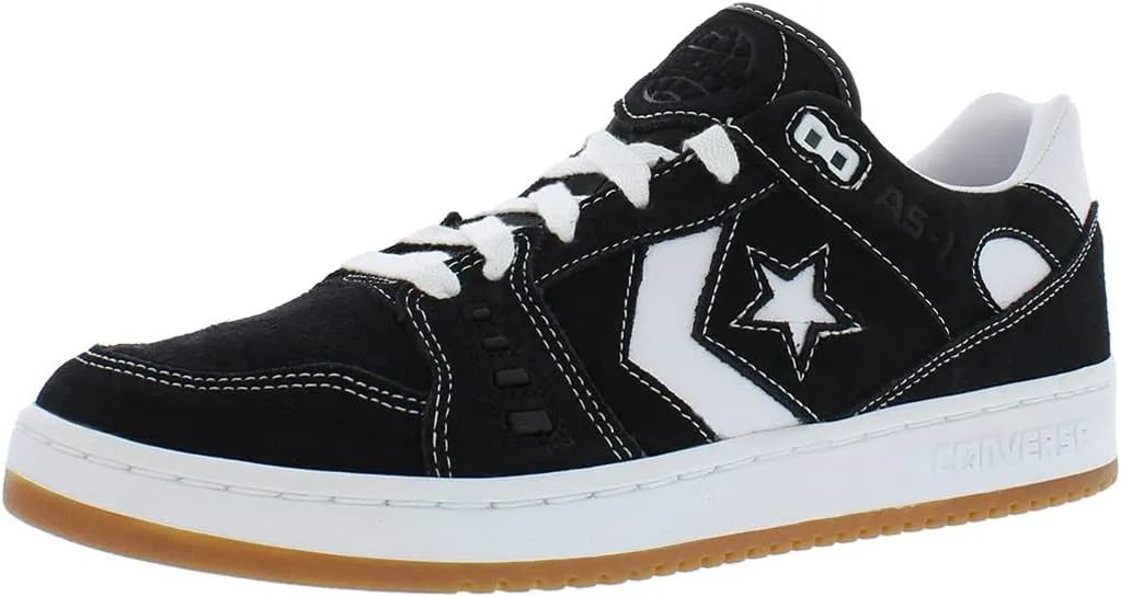 Converse Unisex Fashion Shoes Sneaker, Black White Gum, 9 US Men