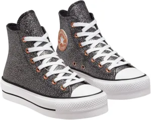 Converse Womens All Star Lift Hi Black/Copper/White Size 6