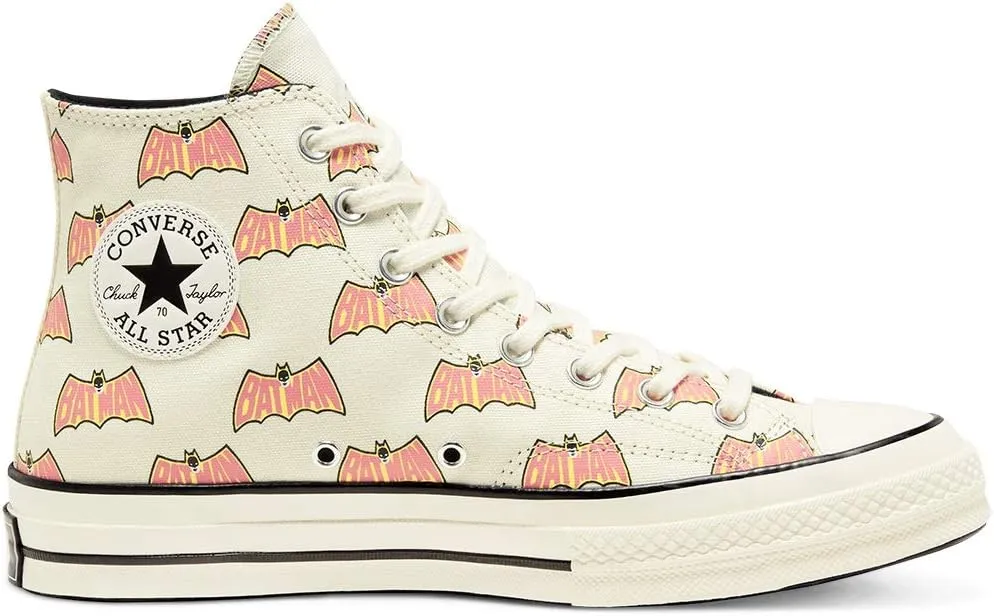 Converse x Batman Chuck 70 High Top EGRET/Pink/Black 167318C (Numeric_8_Point_5)