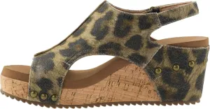 Corkys Footwear Womens Carley Wedges, Featuring Corkys EVA Foam Cushioned Insoles, A 2.5 Inch Heel, Lightweight For All Day Wear, And Hook And Loop Closure