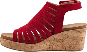 Corkys Footwear Women's Oopsie Daisey Wedge - Featuring a 2.5-Inch Heel, A Strappy and Breathable Upper, Signature Corkys Soft EVA Insoles for All-Day Wear