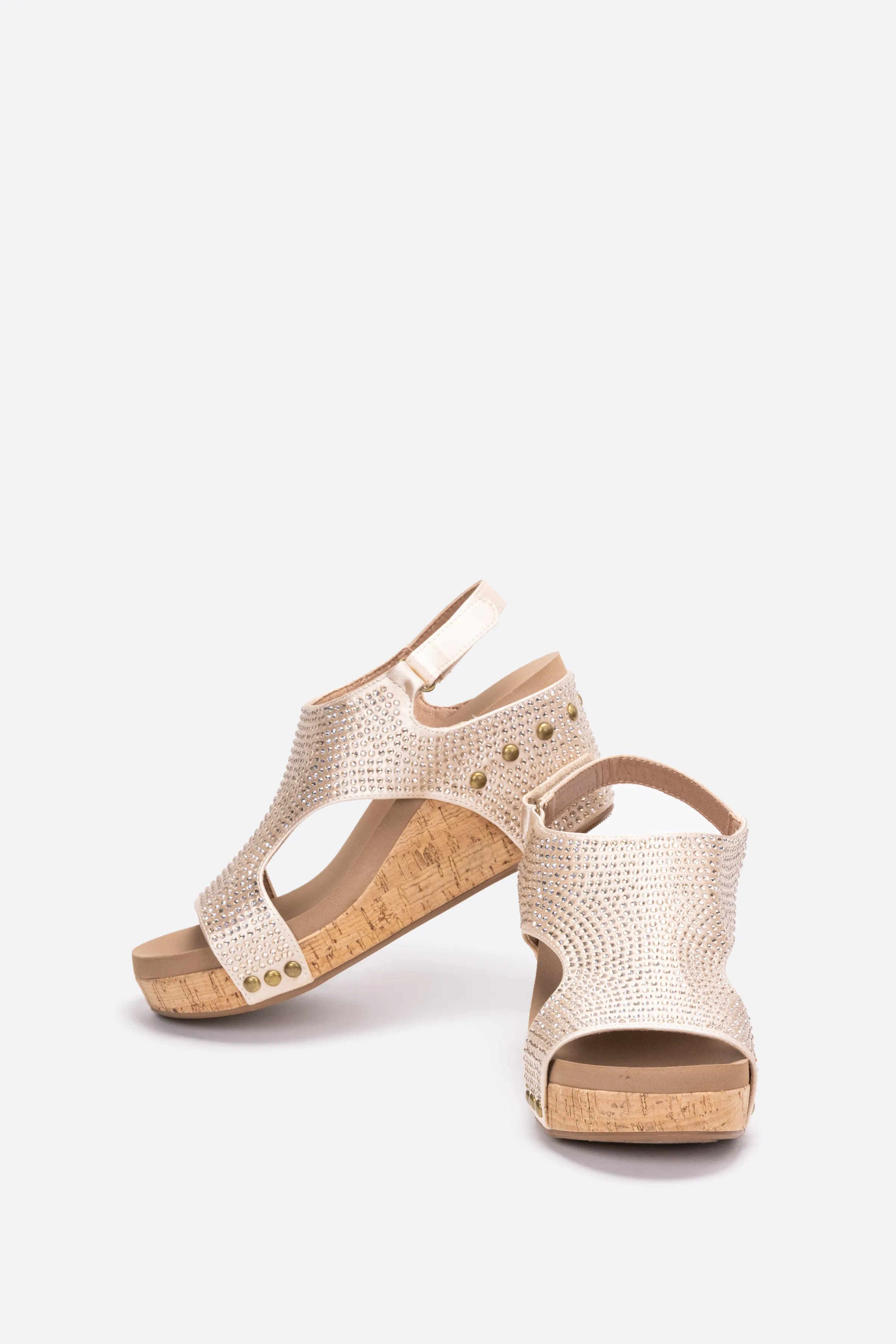 Corky's The Carley Faux Leather Wedge Sandal