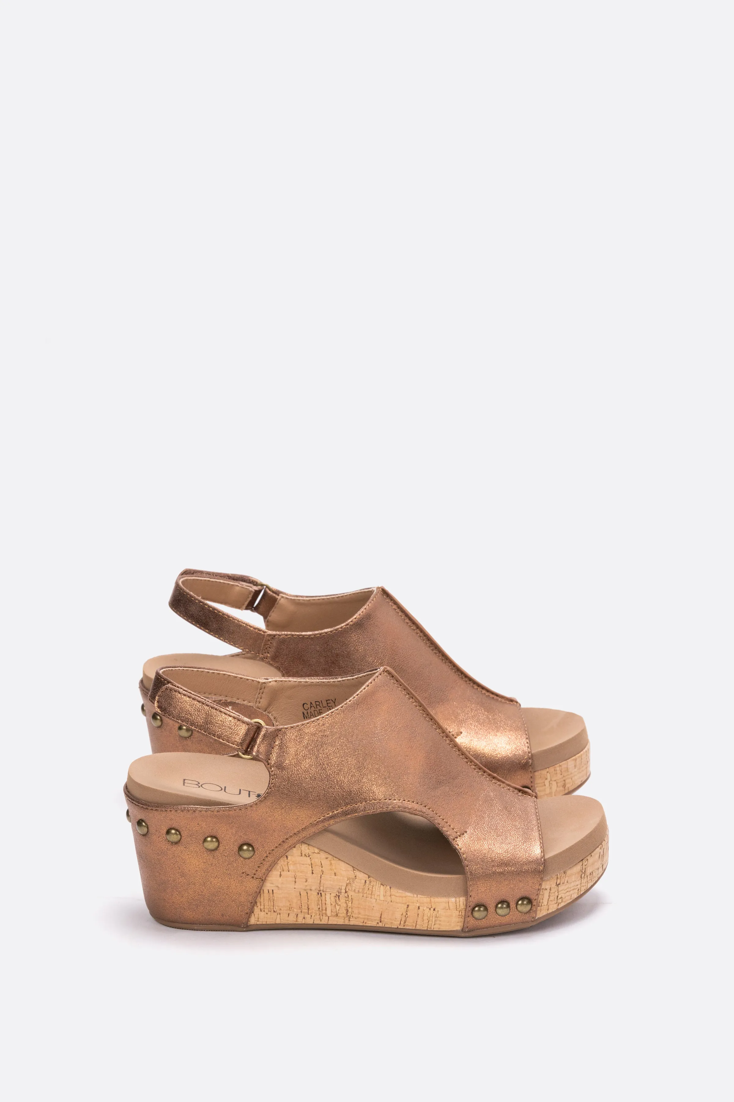 Corky's The Carley Faux Leather Wedge Sandal