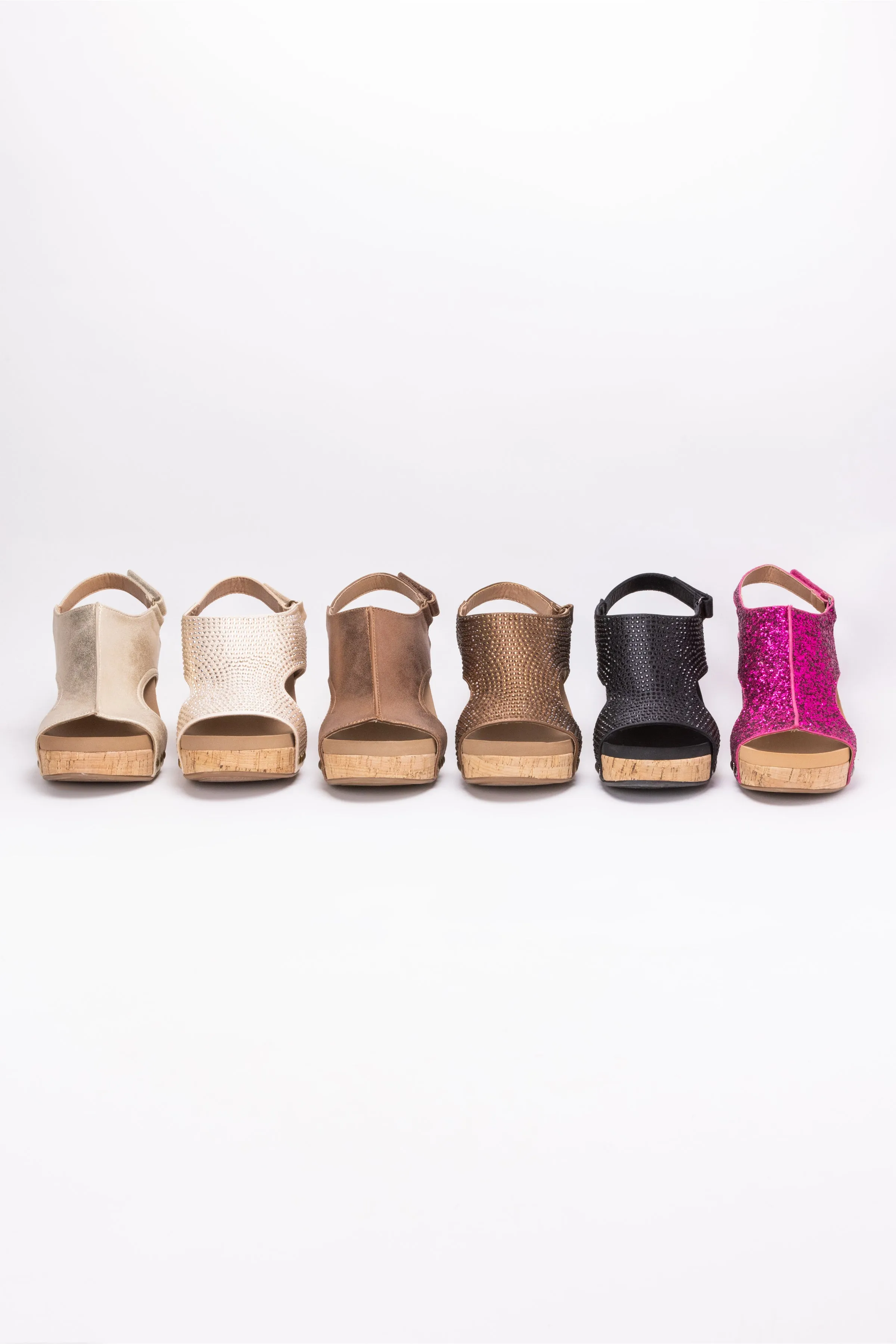 Corky's The Carley Faux Leather Wedge Sandal