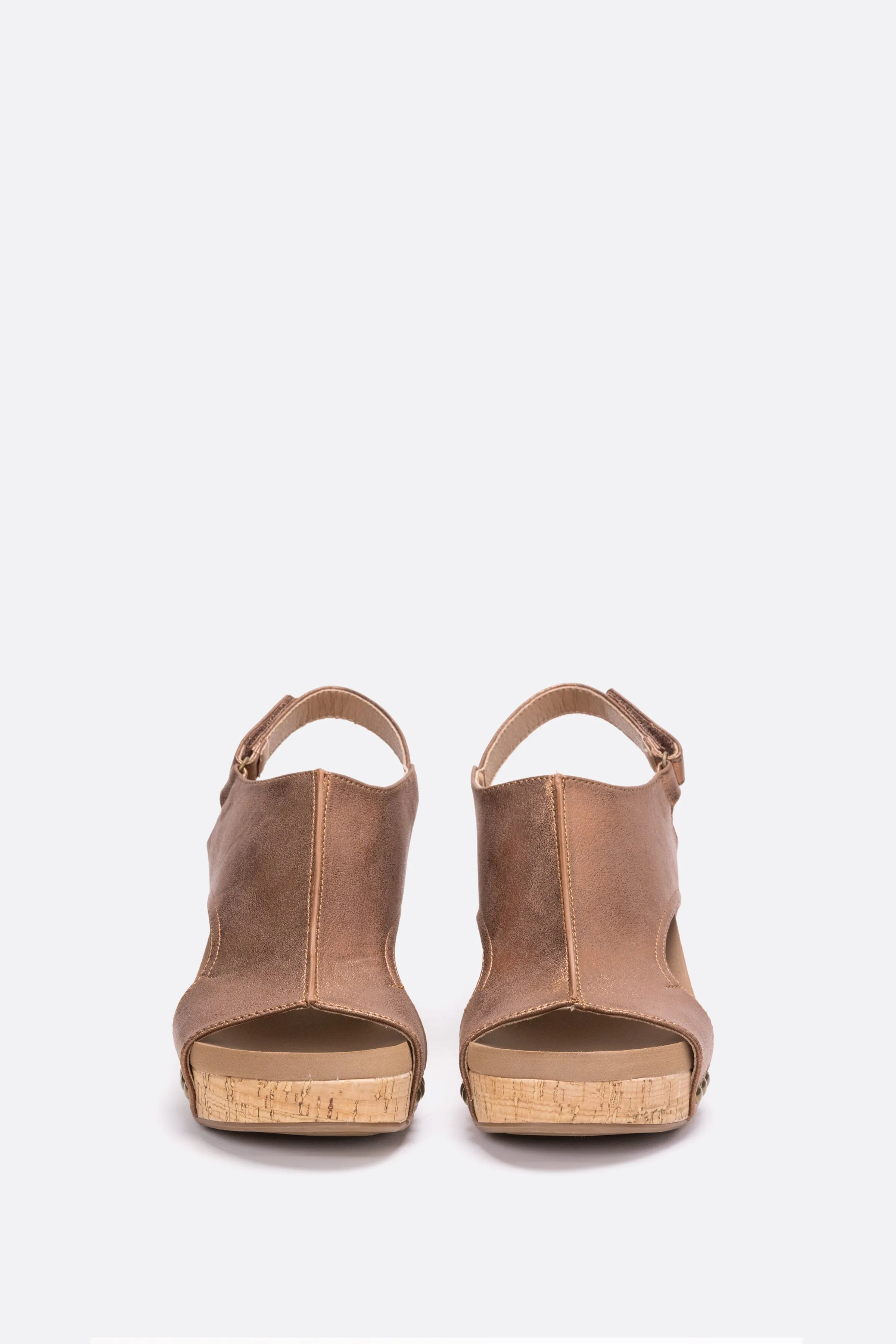 Corky's The Carley Faux Leather Wedge Sandal