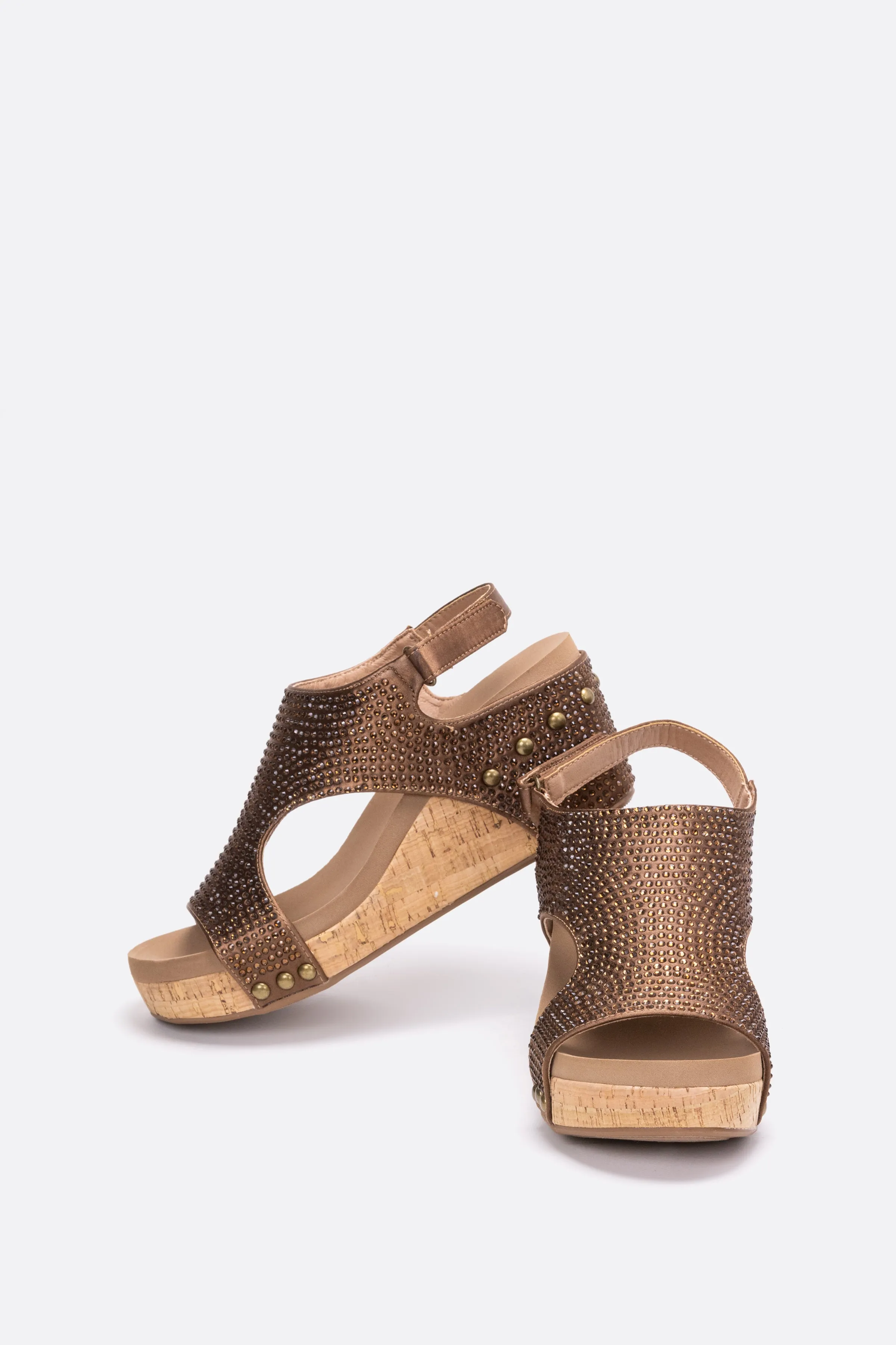 Corky's The Carley Faux Leather Wedge Sandal