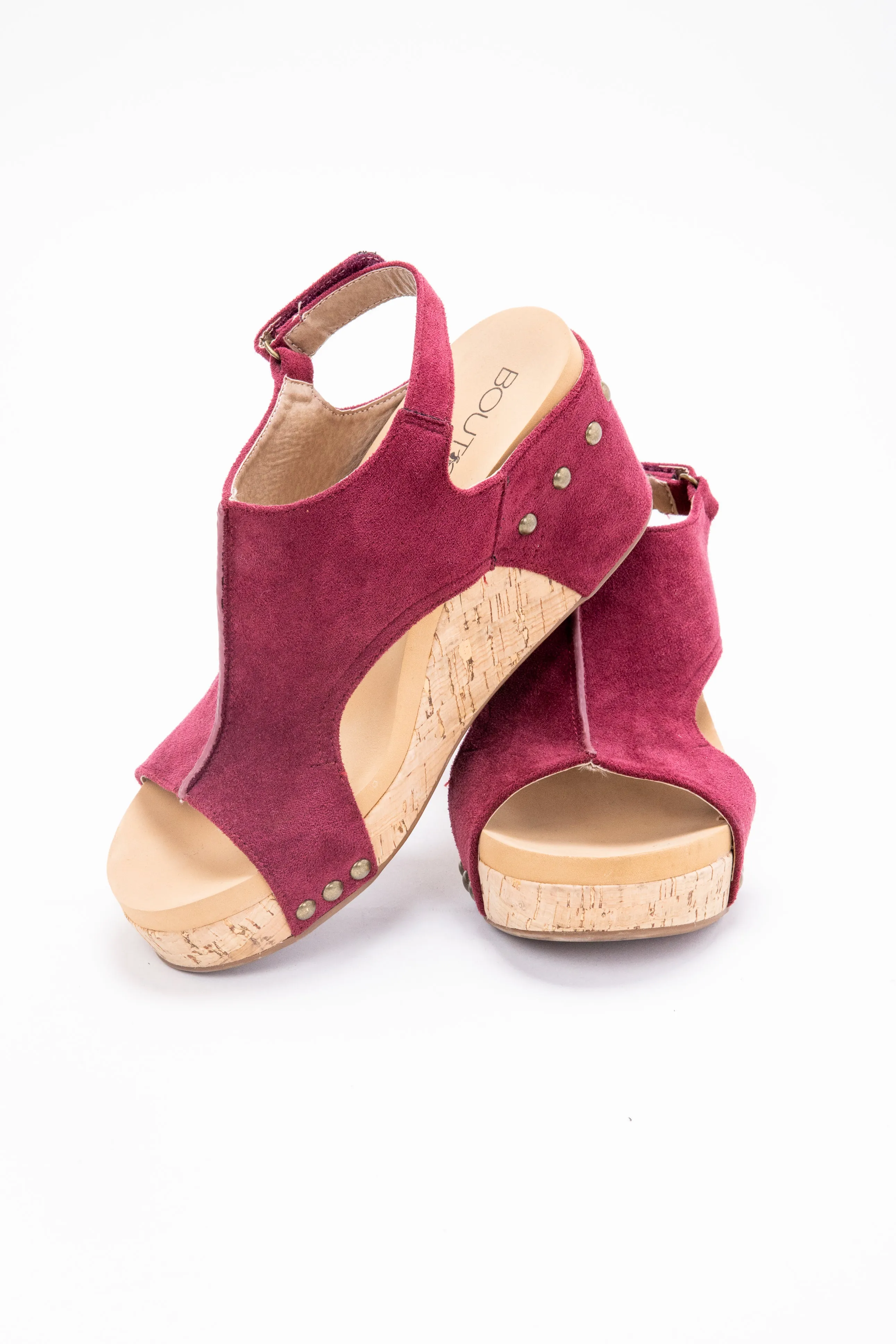 Corky's The Carley Women's Suede Wedge Sandal