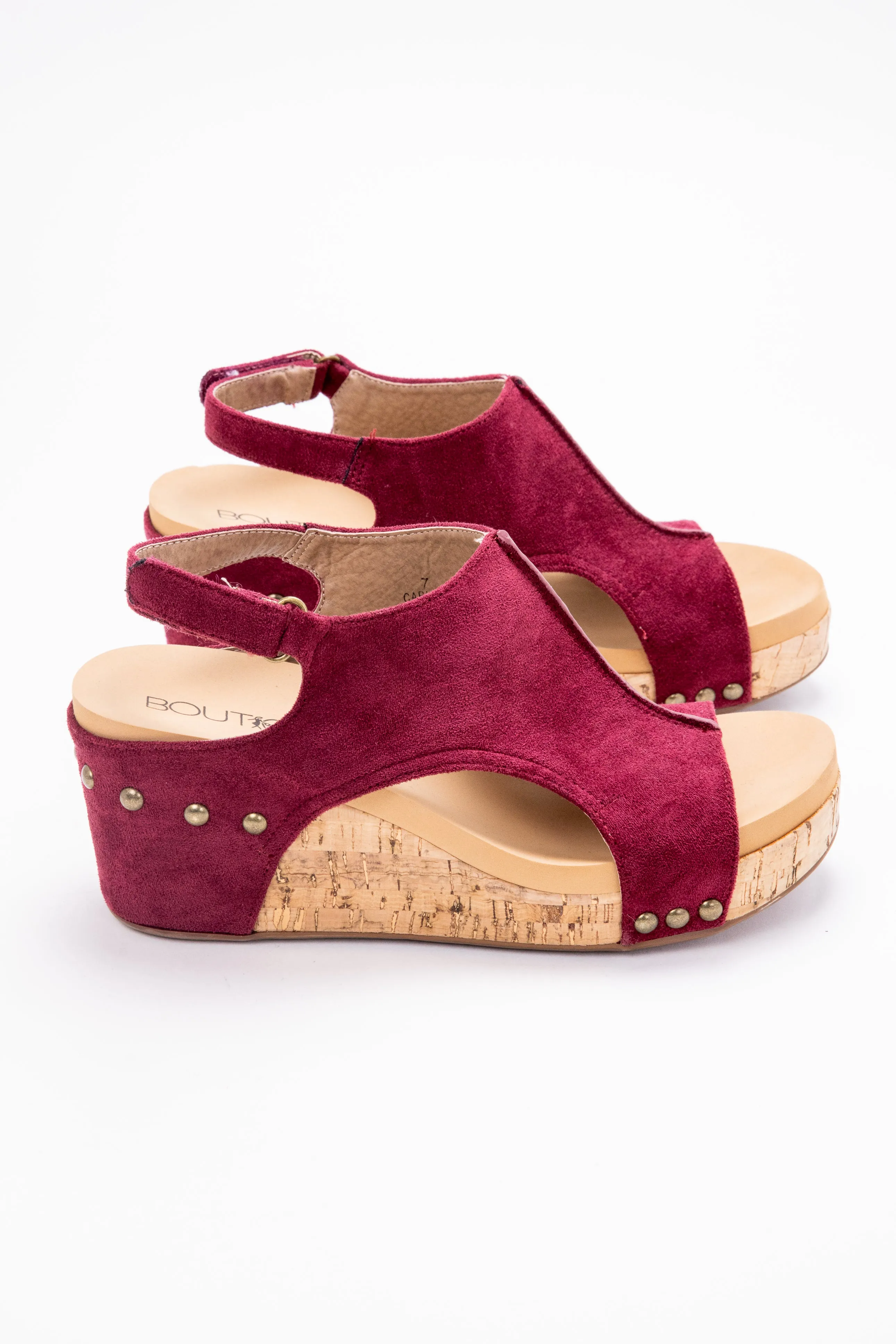 Corky's The Carley Women's Suede Wedge Sandal