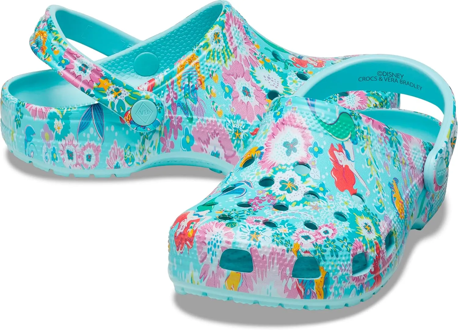 Crocs Unisex-Adult Classic Disney X Vera Bradley Little Mermaid Clog