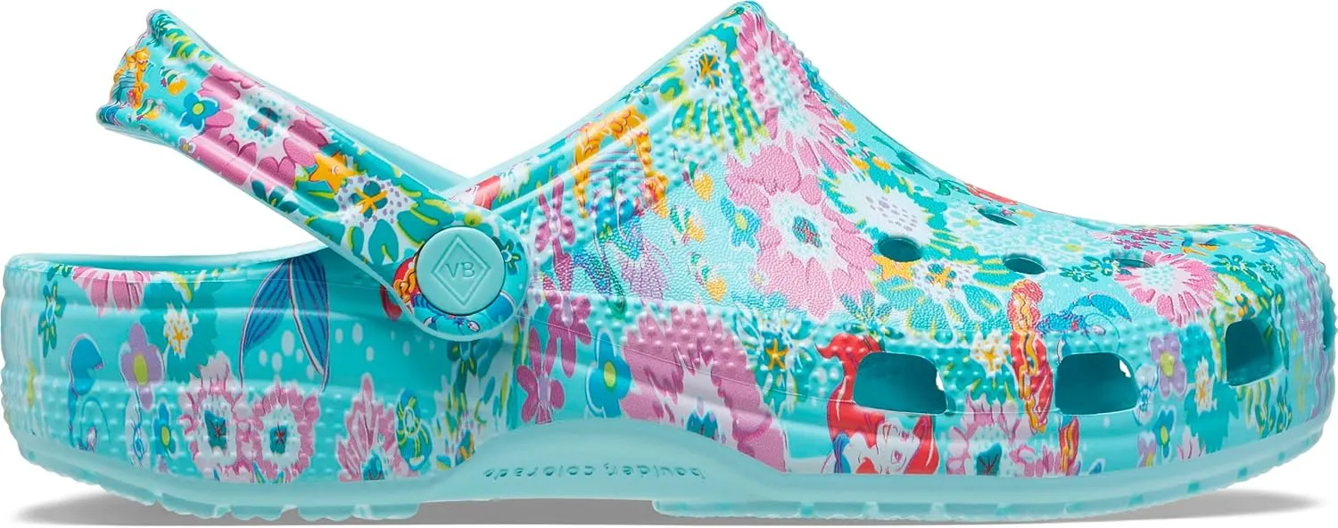 Crocs Unisex-Adult Classic Disney X Vera Bradley Little Mermaid Clog