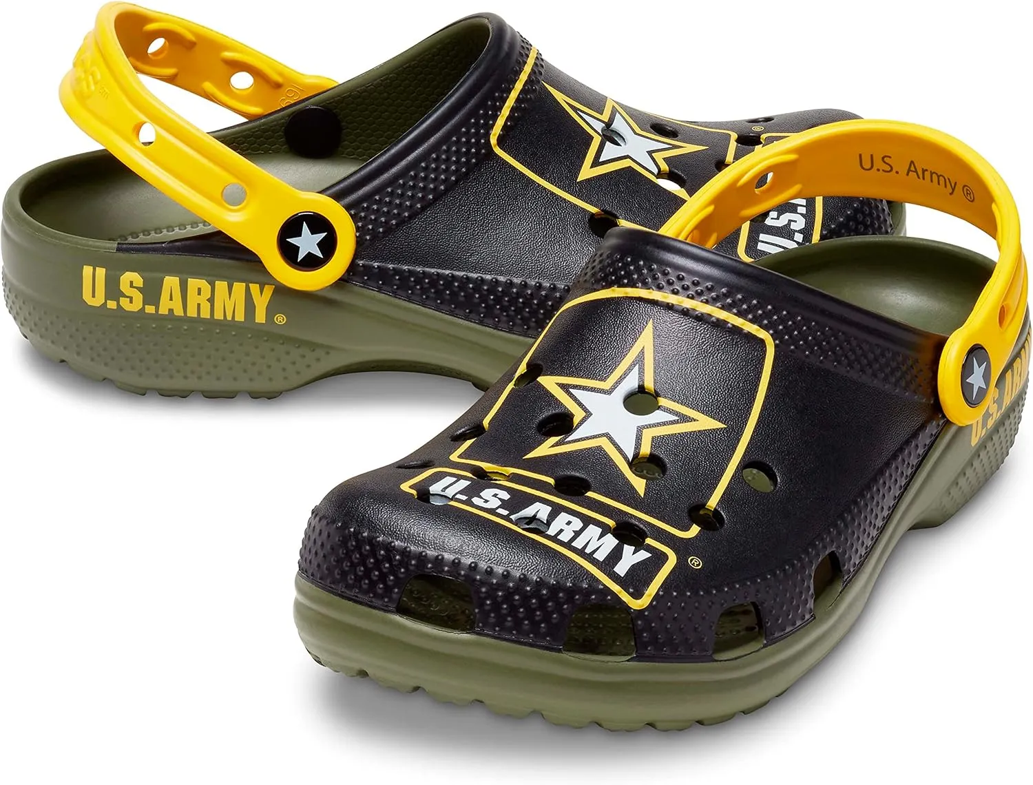 Crocs Unisex-Adult Classic United States Military Clogs