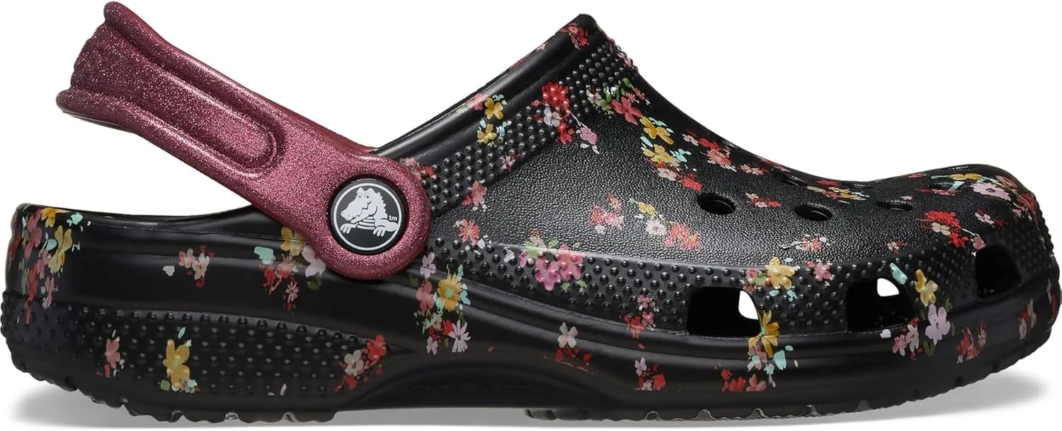 Crocs Unisex-Child Classic Graphic Clogs (Little Big Kid)