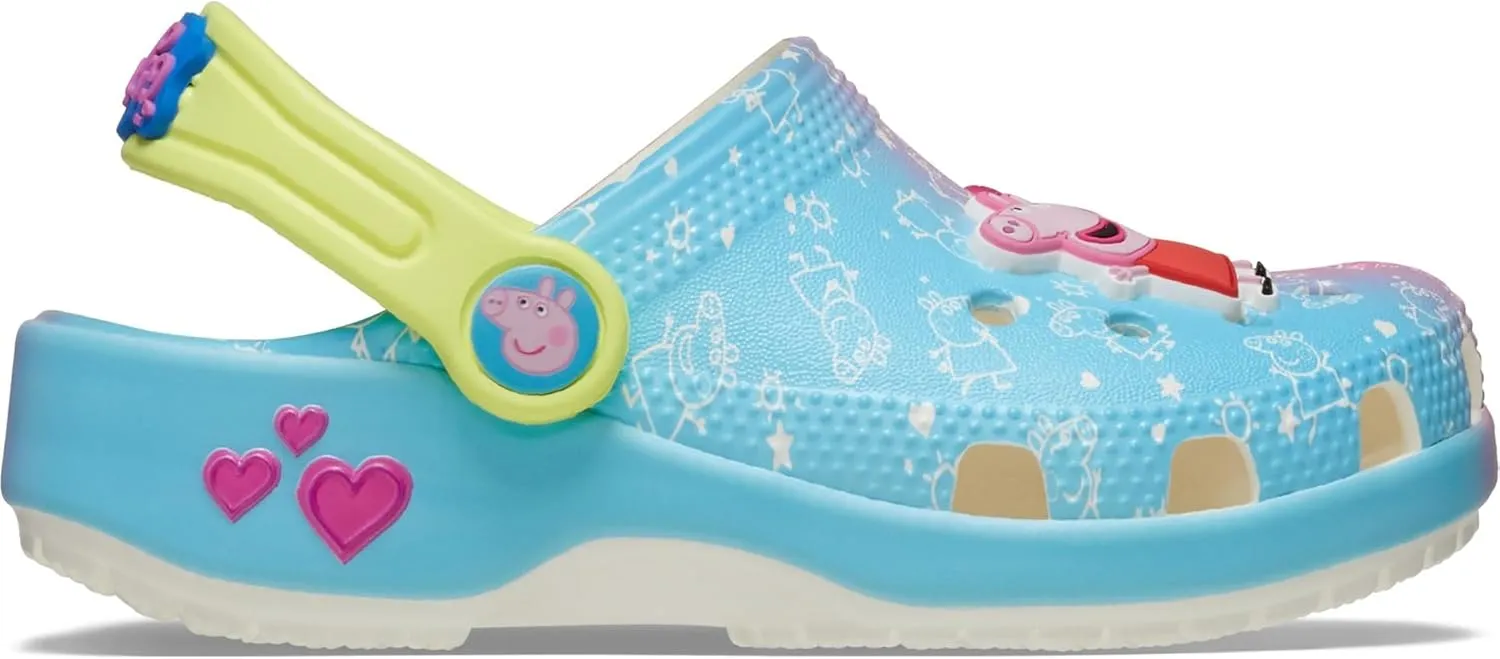 Crocs Unisex-Child Classic Peppa Pig Clogs (Toddler)
