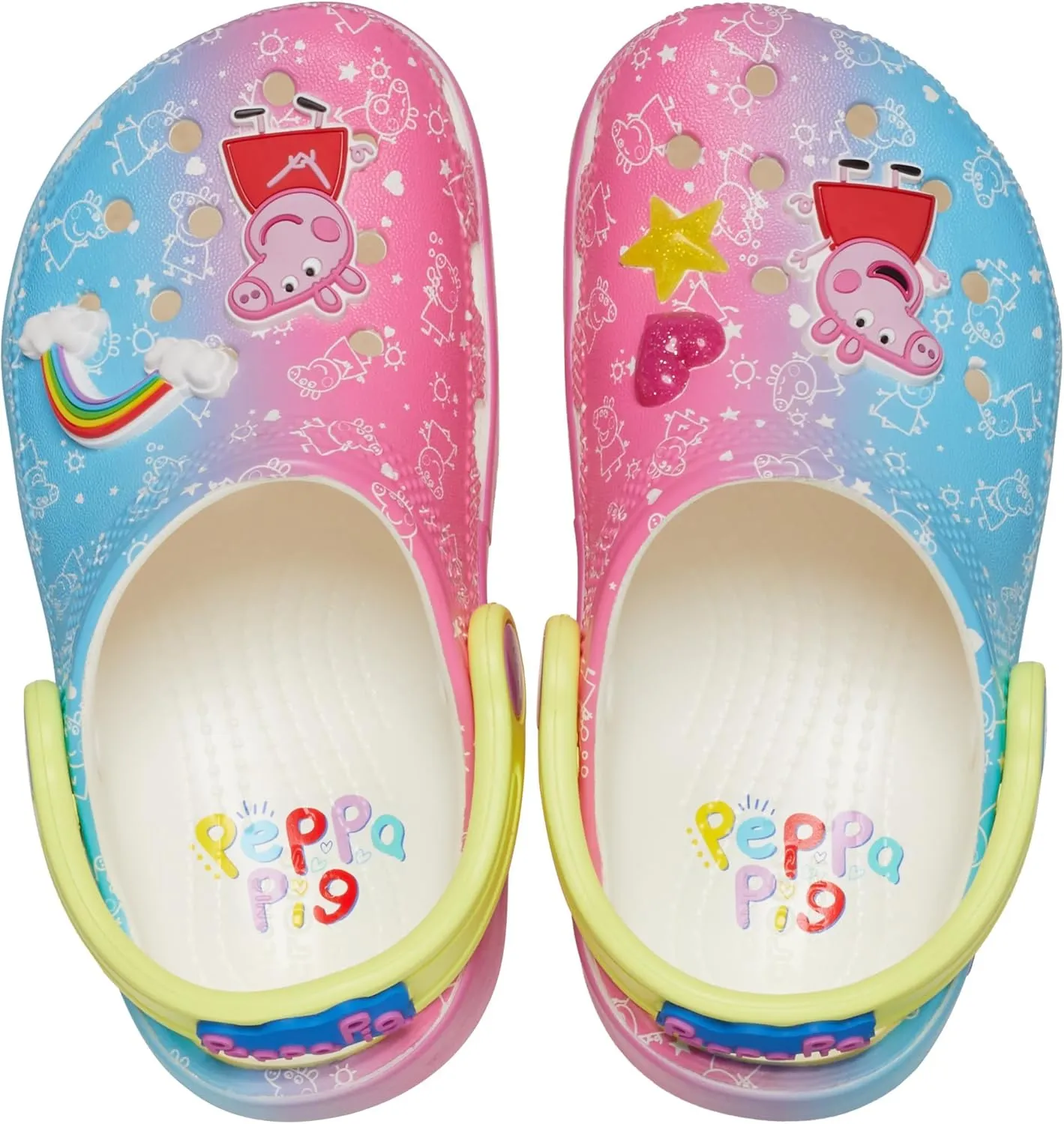 Crocs Unisex-Child Classic Peppa Pig Clogs (Toddler)