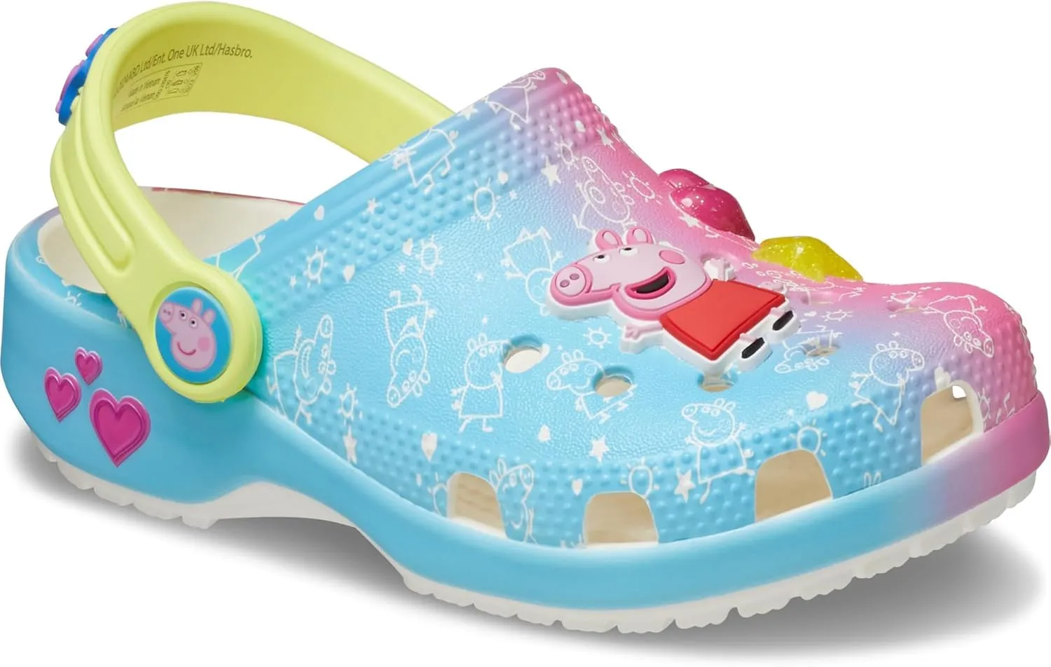 Crocs Unisex-Child Classic Peppa Pig Clogs (Toddler)
