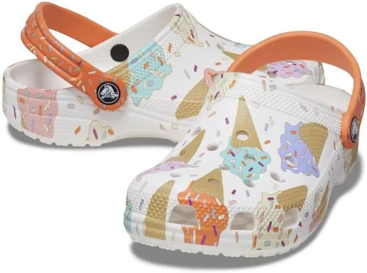 Crocs Unisex-Child Classic Seasonal Print Clogs