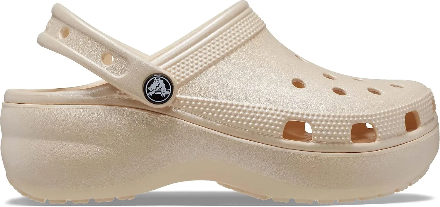 Crocs Women's Classic Platform Glitter Clog