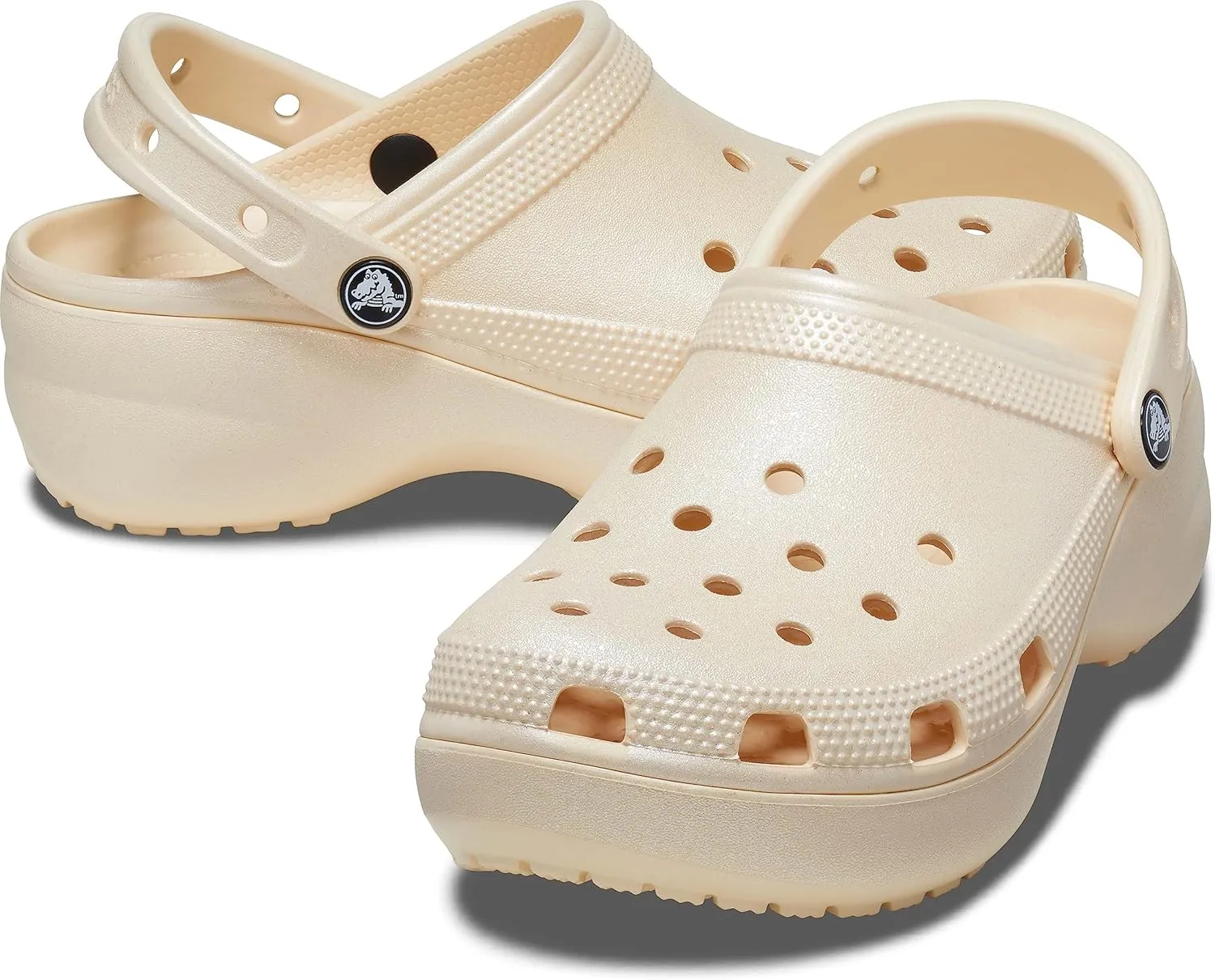 Crocs Women's Classic Platform Glitter Clog
