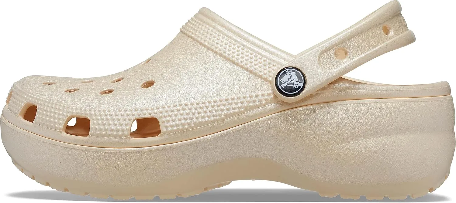 Crocs Women's Classic Platform Glitter Clog