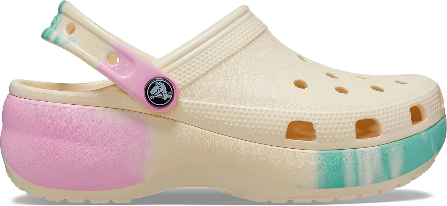 Crocs Women's Classic Platform Graphic Clog