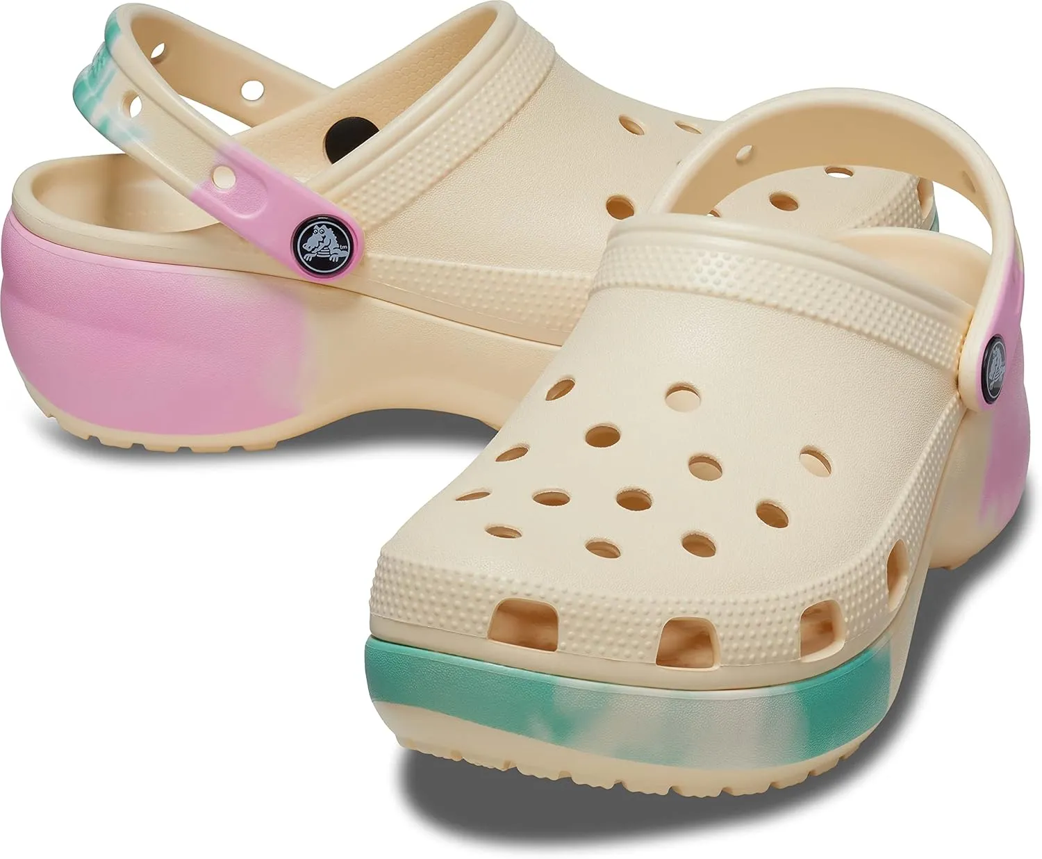 Crocs Women's Classic Platform Graphic Clog
