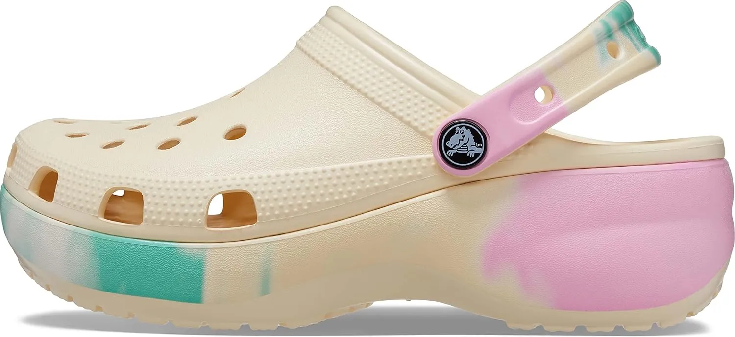 Crocs Women's Classic Platform Graphic Clog