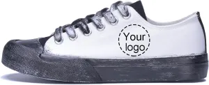 Custom Men's Canvas Low Top Fashion Sneaker Customized Personalized Cosplay Design with Photo Lace-up Classic Casual Shoes for Women Gift