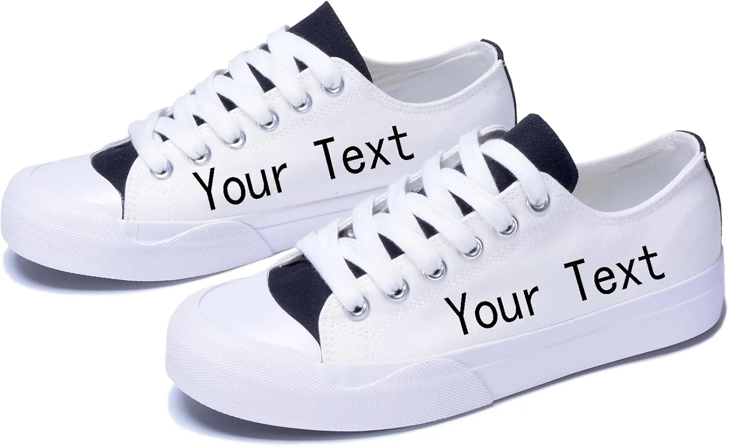Custom Men's Canvas Low Top Fashion Sneaker Customized Personalized Cosplay Design with Photo Lace-up Classic Casual Shoes for Women Gift