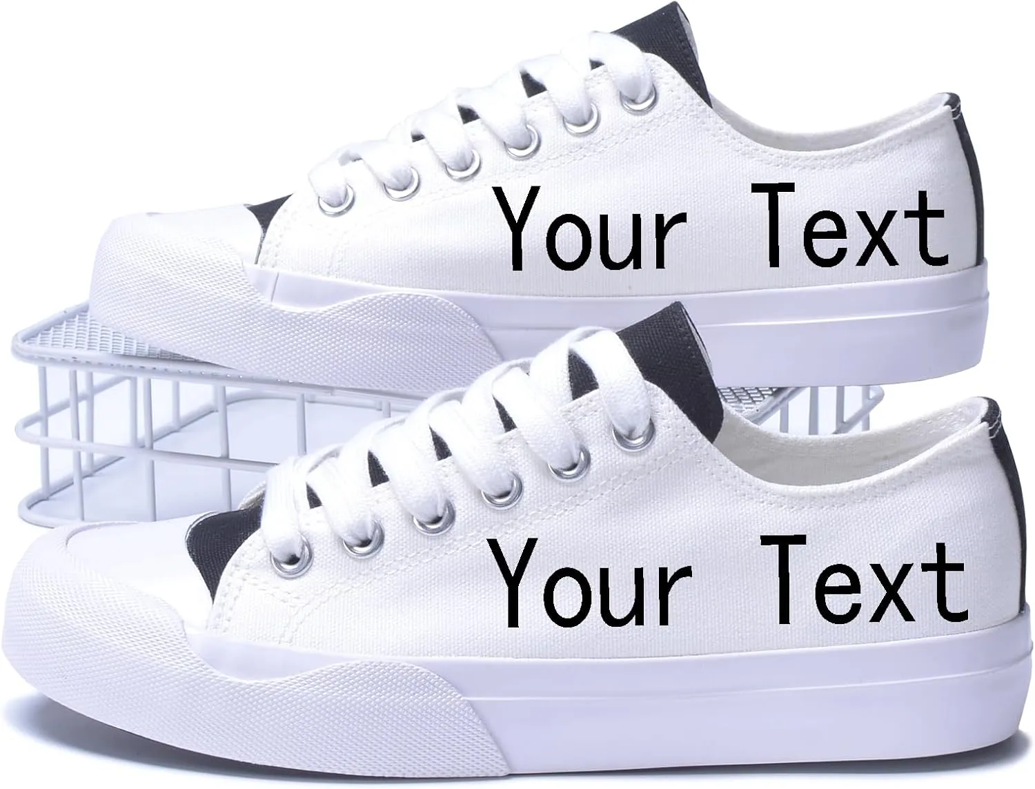 Custom Men's Canvas Low Top Fashion Sneaker Customized Personalized Cosplay Design with Photo Lace-up Classic Casual Shoes for Women Gift