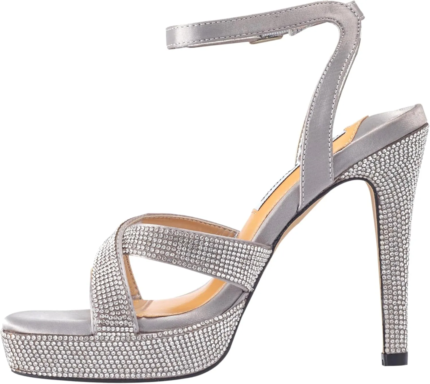 Daisy Rhinestone Heel Platform Sandal