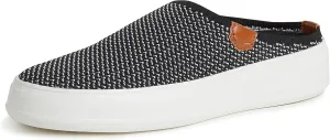 Dearfoams Women's Annie Sneaker, Black, 7.5