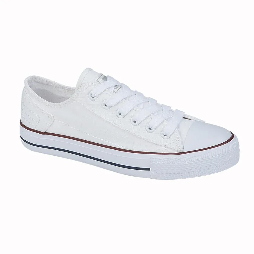 DEK L810G Womens 6 Eye Canvas Lace to Toe Shoe