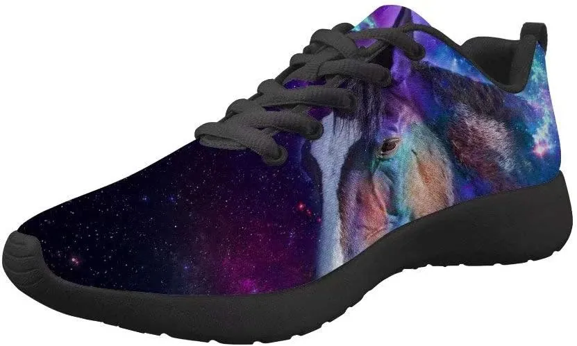 Dellukee Walking Running Shoes Unisex Black Earth Casual Sport Wide Width Fashion Sneakers