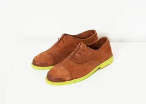 Direct shipping Best price Natural/Lime Oxford Suede in
