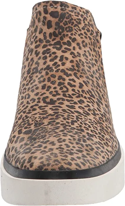 Dolce Vita Women's Vinni Sneaker, TAN/Black Dusted Leopard Suede, 10