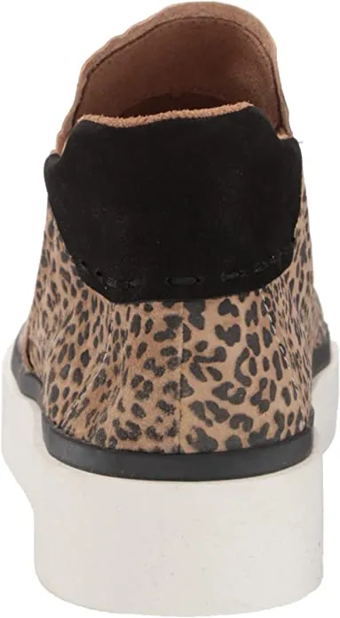 Dolce Vita Women's Vinni Sneaker, TAN/Black Dusted Leopard Suede, 10
