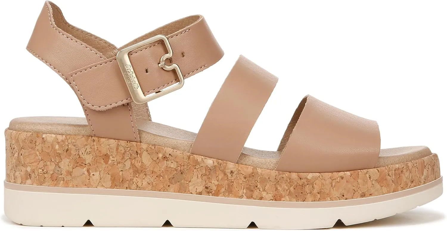 Dr. Scholl's Women's Once Twice Espadrille Platform Wedge Sandal
