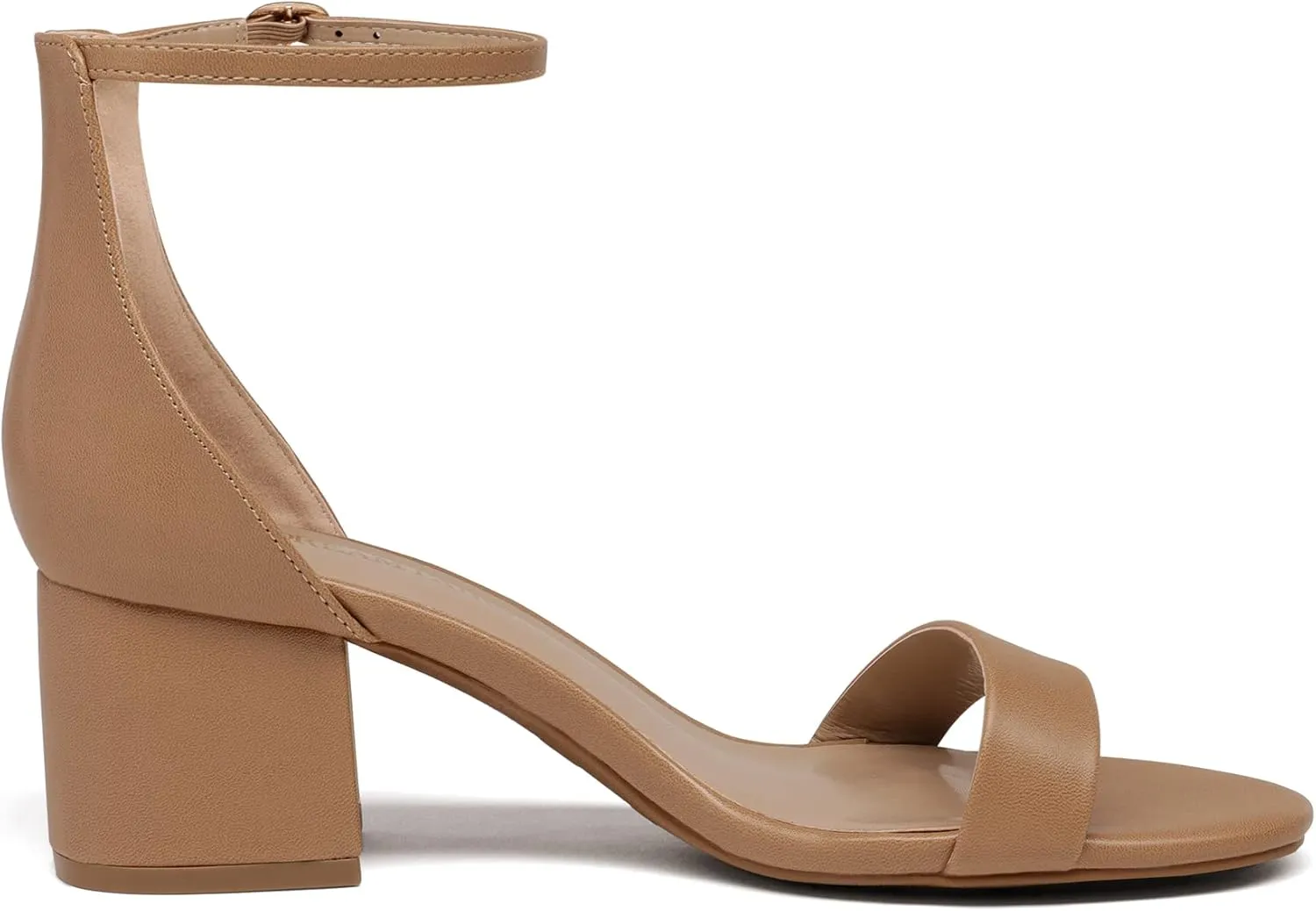 DREAM PAIRS Womens Low-Chunk Low Heel Pump Sandal