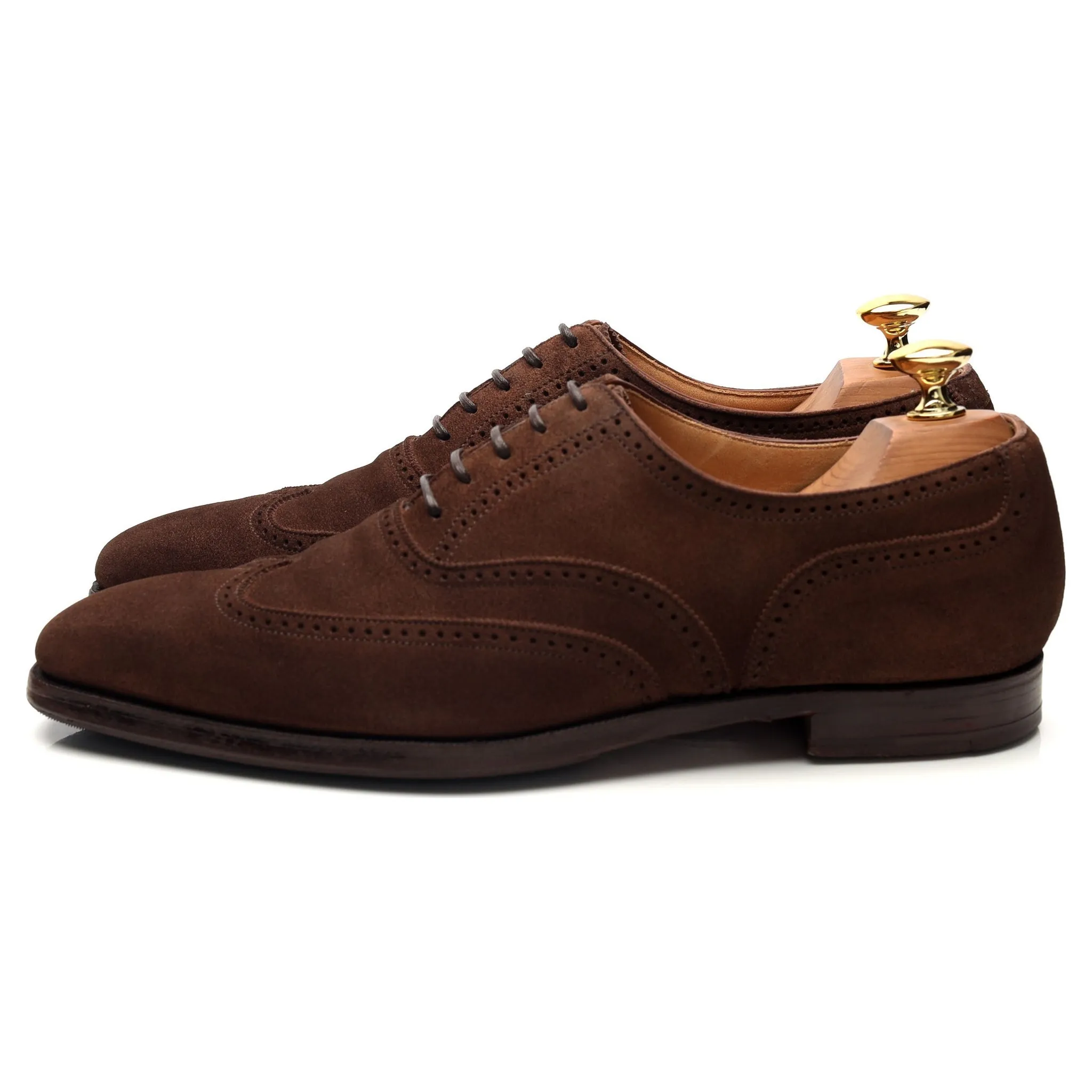 'Drummond' Brown Suede Oxford Brogues UK 6 E