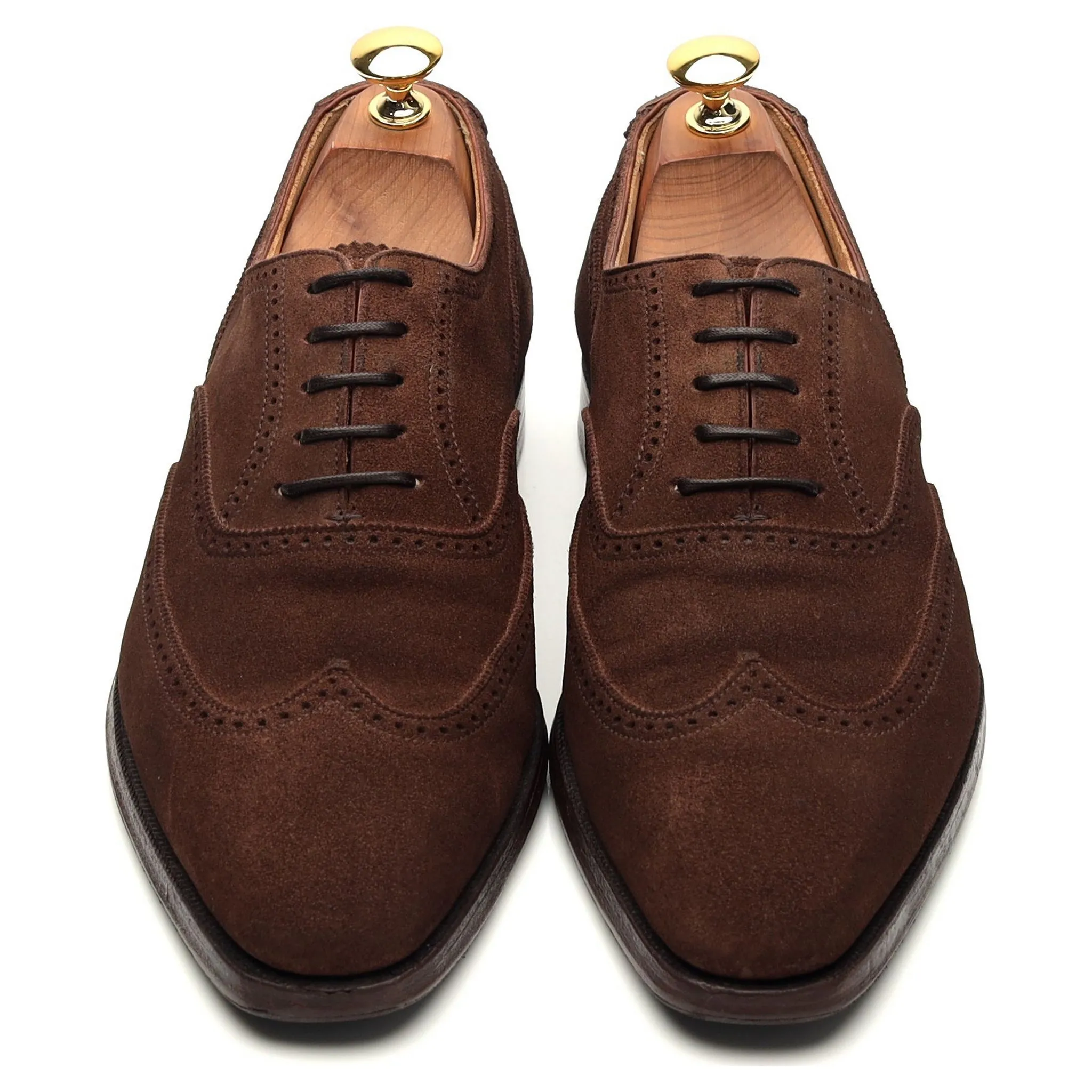 'Drummond' Brown Suede Oxford Brogues UK 6 E