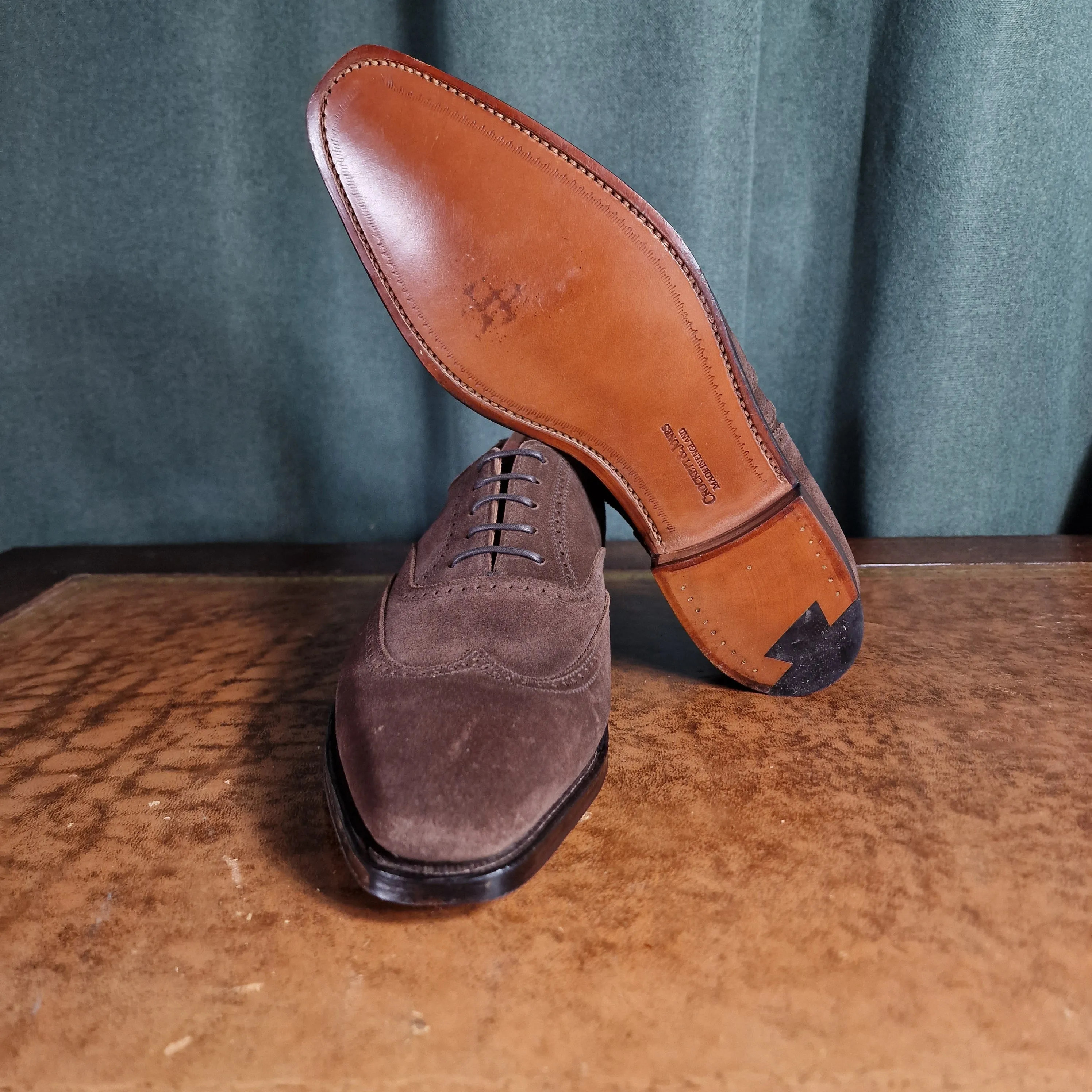 Drummond Mink Suede (6E) Crockett & Jones