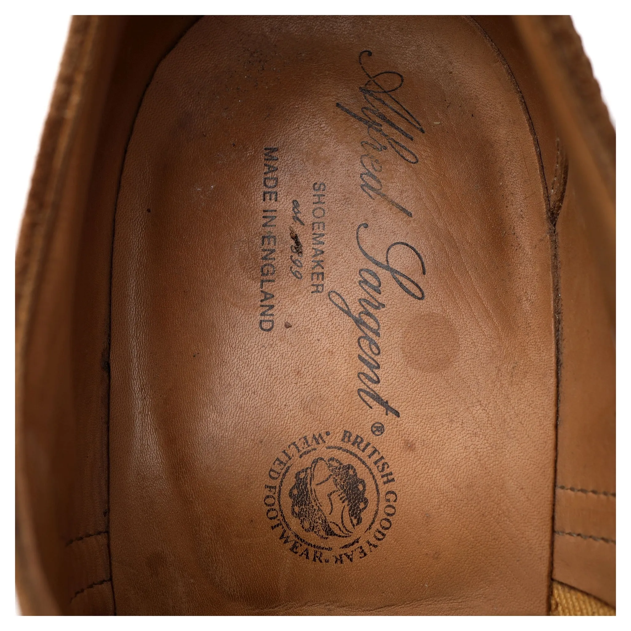 'Dulwich' Snuff Brown Suede Oxford Brogues UK 10.5 F