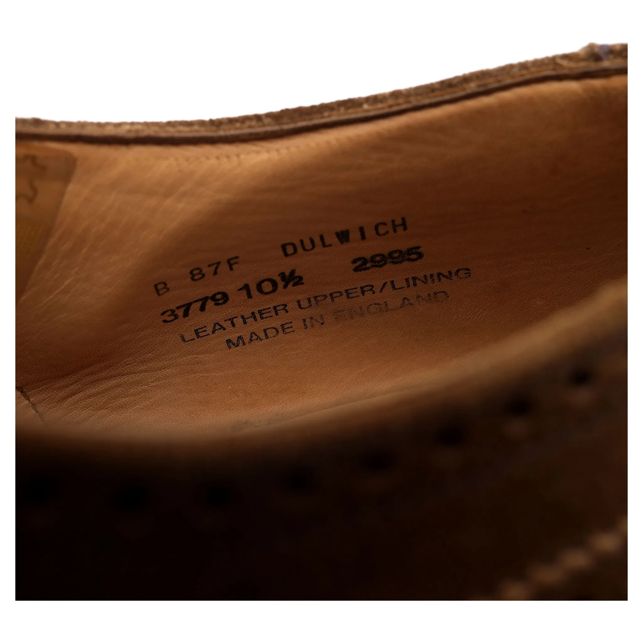 'Dulwich' Snuff Brown Suede Oxford Brogues UK 10.5 F