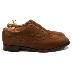 'Dulwich' Snuff Brown Suede Oxford Brogues UK 10.5 F