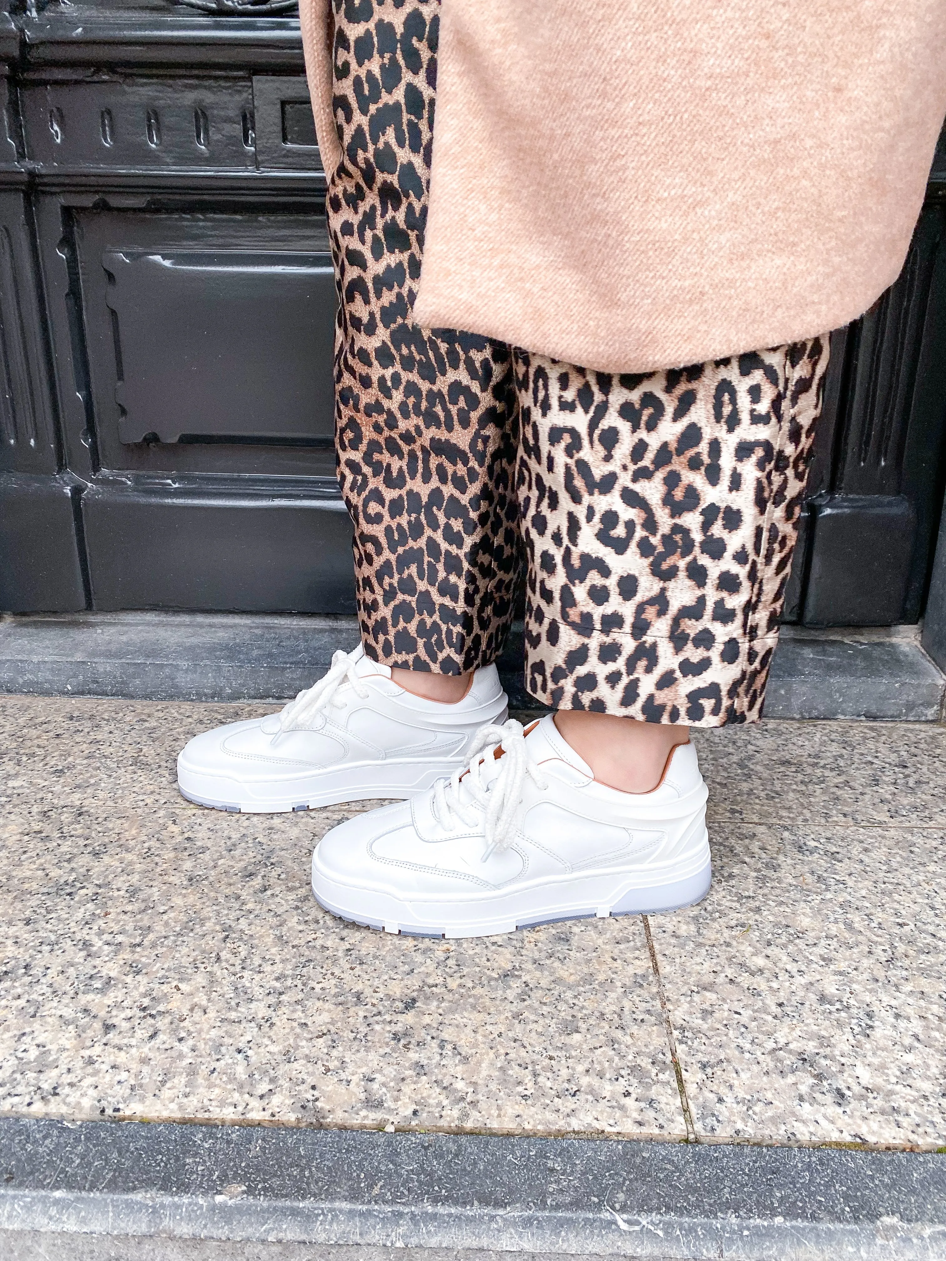 DURBAN leer - Sneakers | White / White
