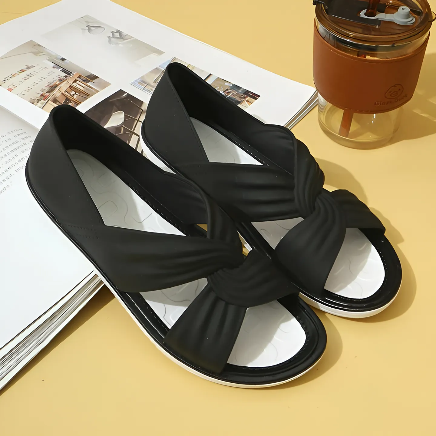 Eleanor - Bow Tie Slip-On Sandal